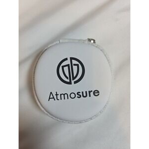 Atmosure Premium Air Tube Wired Headphones White With Case
